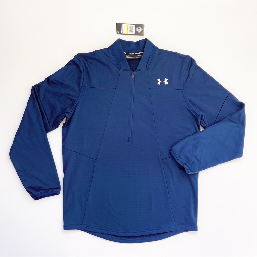 NWT UNDER ARMOUR Fleece 1/2 Zip ColdGear Pullover